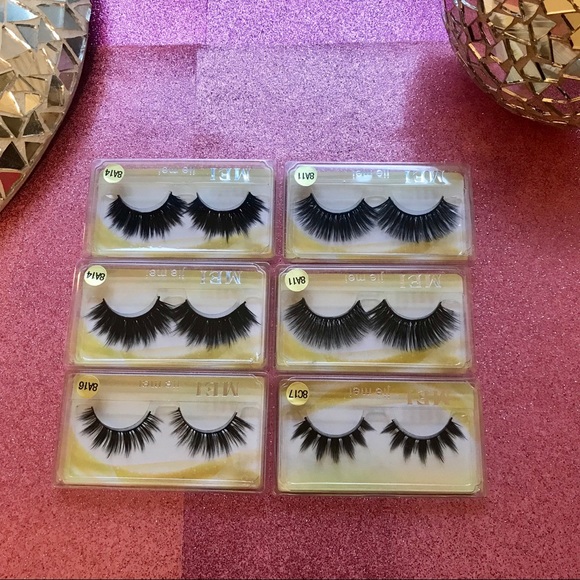 Brand New Eyelashes Set Of 6 - Picture 2 of 8